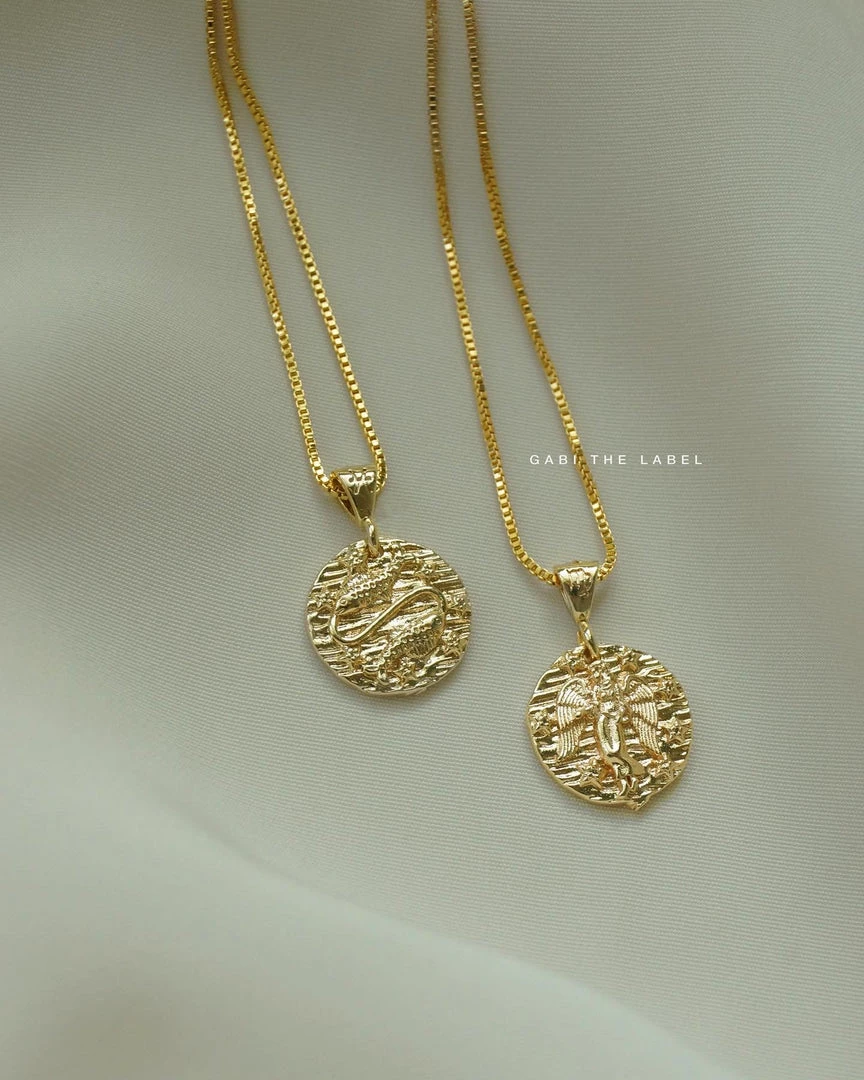 Gabi The Label Zodiac Coin Necklace *18k Gold-plated