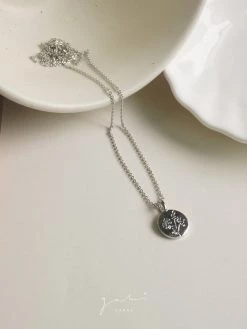 Gabi The Label INSPIRED BY NATURE Baby's Breath Pendant Necklace - Silver