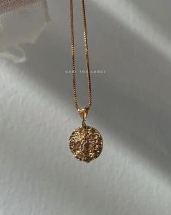 Gabi The Label Zodiac Coin Necklace *18k Gold-plated