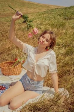 Gabi The Label Cher (Cherry) Earrings *Gold-plated Stems