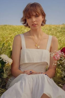 Gabi The Label Oval Locket Necklace *14K Gold-plated