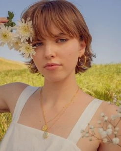 Gabi The Label [ Hoops ] Essential Thin Hoops - Medium *18K Gold-plated S925