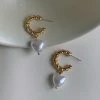 Gabi The Label EARRINGS Baroque Heart Hoops