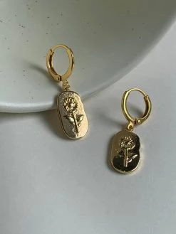 Gabi The Label A Stalk Of Flower Huggies EARRINGS