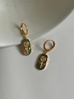 Gabi The Label A Stalk Of Flower Huggies EARRINGS