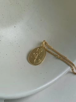 Gabi The Label Rose Pendant Necklace