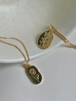 Gabi The Label Rose Pendant Necklace