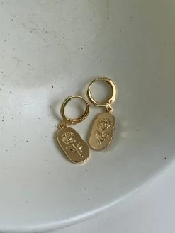 Gabi The Label A Stalk Of Flower Huggies EARRINGS