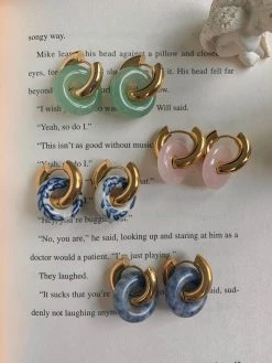 Gabi The Label Donut Hoops - Ceramic