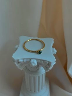Gabi The Label Emerald Gemstone Ring