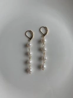 Gabi The Label Triple Pearls Earrings