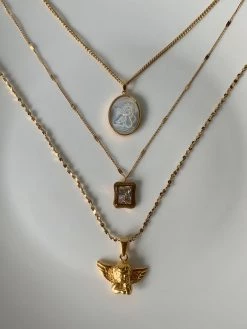 Gabi The Label Cupid Shell Stainless Steel Necklace