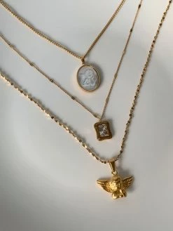 Gabi The Label Cupid Shell Stainless Steel Necklace