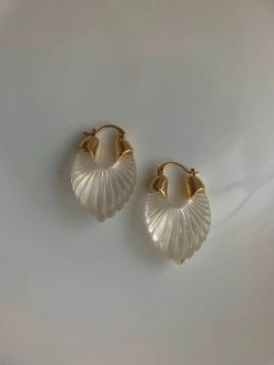 Gabi The Label Sculptural Hoops - Clear EARRINGS