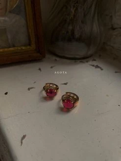 Gabi The Label Agota Earrings - Rose Pink *Gold-plated // GABI EXCLUSIVE