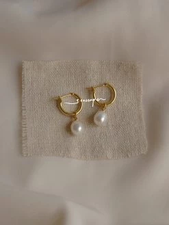 Gabi The Label AKSHA Pearl Earrings *18k Gold-plated