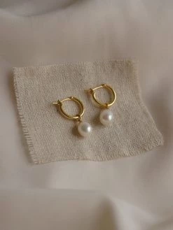 Gabi The Label AKSHA Pearl Earrings *18k Gold-plated