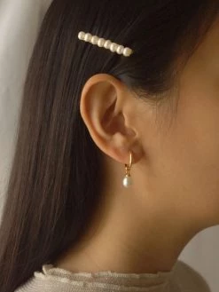 Gabi The Label AKSHA Pearl Earrings *18k Gold-plated