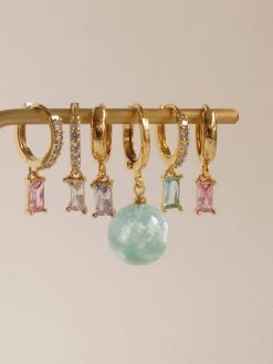 Gabi The Label EARRINGS DREAM Huggies - Lilac *18K Gold-plated