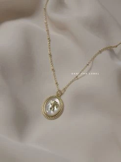 Gabi The Label ISLE OF US Amor Shell Necklace *14K Gold-plated