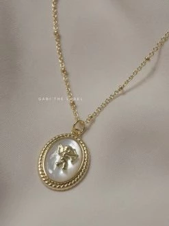 Gabi The Label ISLE OF US Amor Shell Necklace *14K Gold-plated