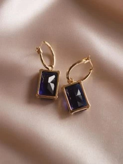 Gabi The Label ANASTASIA Earrings - Midnight Blue *Gold-plated