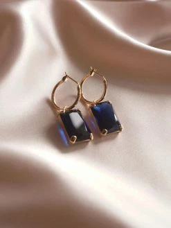 Gabi The Label ANASTASIA Earrings - Midnight Blue *Gold-plated