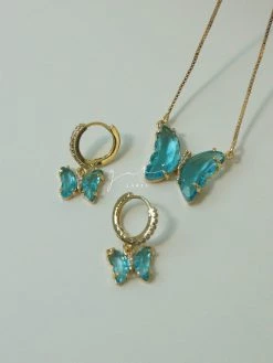 Gabi The Label Butterfly Gift Set - Aqua [ Butterflies ]