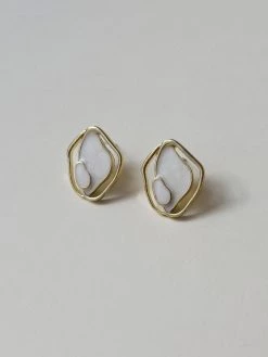Gabi The Label EARRINGS Minimalist Enamel Earstuds