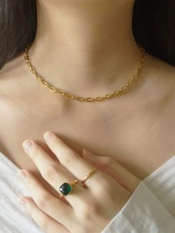 Gabi The Label AYN Chain Necklace *18K Gold-plated