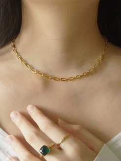 Gabi The Label AYN Chain Necklace *18K Gold-plated