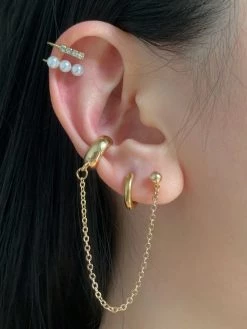 Gabi The Label Pearl CZ Ear Cuff