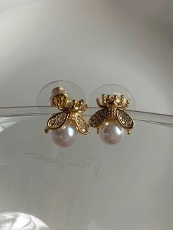 Gabi The Label Bee & Pearl Earstuds EARRINGS