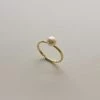 Gabi The Label Pearl Ring - Medium Pearl *14k Gold-plated S925