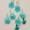 Gabi The Label Anemone Earrings - Aqua Blue