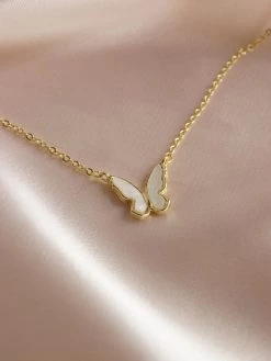 Gabi The Label [ Butterflies ] BLUEBELL Necklace *Gold-plated