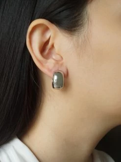 Gabi The Label [ Hoops ] Essential Bold Hoops - Silver *Platinum-plated