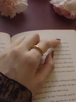 Gabi The Label The Bold Ring - Medium *18k Gold-plated