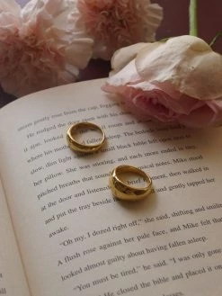 Gabi The Label The Bold Ring - Thick *18k Gold-plated