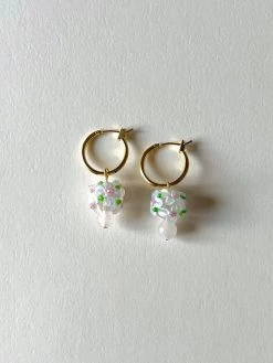 Gabi The Label Little Bouquet Hoop Earrings