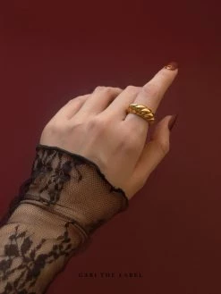 Gabi The Label Braided Ring *18k Gold-plated