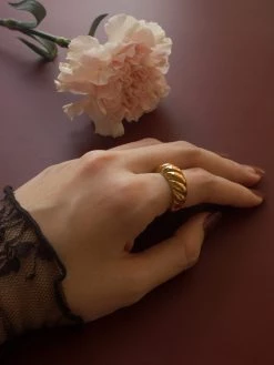 Gabi The Label Braided Ring *18k Gold-plated