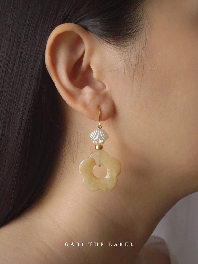 Gabi The Label Vintage Lolita Earrings - Short *18K Gold-plated