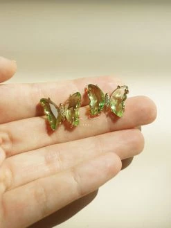 Gabi The Label Butterfly Earstuds - Mint Green *S925 Earposts EARRINGS