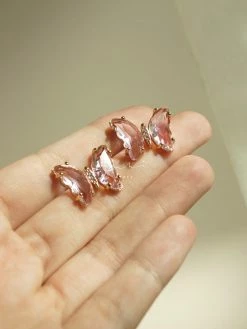 Gabi The Label Butterfly Earstuds - Pink *S925 Earposts EARRINGS