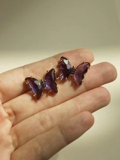 Gabi The Label Butterfly Earstuds - Purple *S925 Earposts