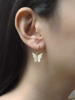 Gabi The Label Dainty Butterfly Huggies - Cream