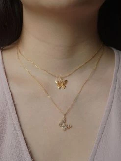 Gabi The Label [ Butterflies ] DELIA Necklace *18K Gold-plated