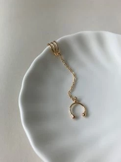Gabi The Label EARRINGS Chain Link Ear Cuff - Gold