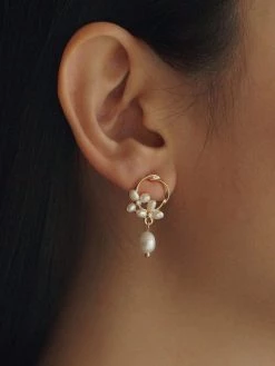 Gabi The Label CHARLOTTE Earrings - Pearl *S925 Earposts